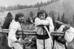 Иван Миколайчук, Богдан Ступка и Юрий Миколайчук (слева направо) в кинофильме «Белая птица с черной отметиной», 1971 год
