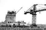 Строительство гостиницы «Украина», 1953 год