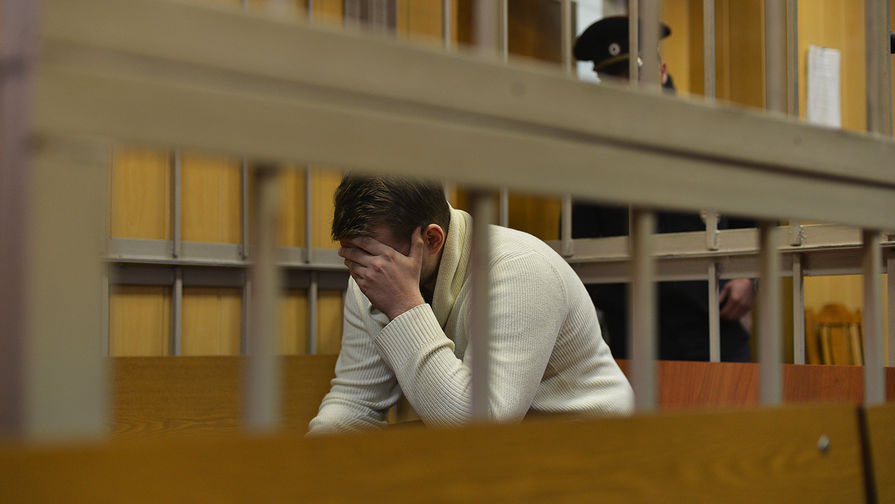 Аркадий Смелов во время рассмотрения ходатайства об аресте в&nbsp;Никулинском суде