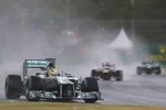 Многие пилоты попросту не смогли удержать свои болиды на&nbsp;мокрой трассе