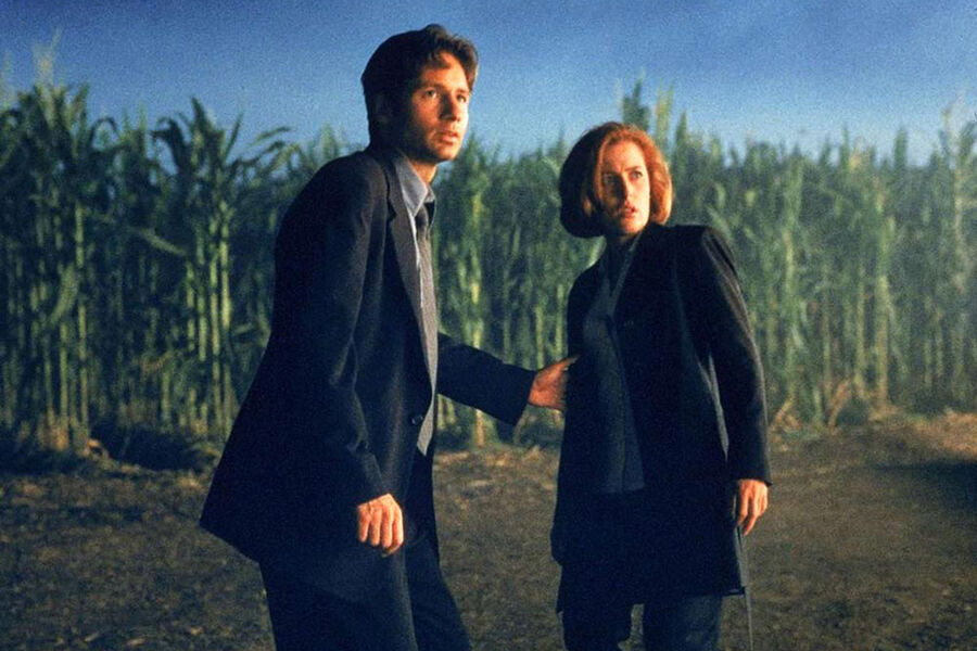 <b>«Секретные материалы» (1993-2018)</b>
<br><br>
Сериал оказался по-настоящему культовым: агенты Фокс Малдер и Дана Скалли стали любимыми героями целого поколения. Затаив дыхание, зрители не только следили за&nbsp;поисками инопланетян, но и ждали, когда же Малдер и Скалли поцелуются.
Дэвид Духовны исполнил роль специального агента ФБР, который искренне верит (или «хочет верить») в&nbsp;существование внеземной цивилизации и пытается убедить в&nbsp;этом скептичную сослуживицу Дану Скалли. Веру эту подпитывает история его сестры Саманты, когда-то похищенной, вероятно, инопланетянами.
