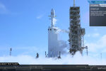 Во время запуска ракеты-носителя Falcon Heavy компании Илона Маска SpaceX с мыса Канаверал во Флориде, 6 февраля 2018 года