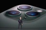 Камеры нового iPhone 11 Pro на презентации компании Apple, 10 сентября 2019 года