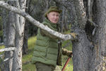 Президент России Владимир Путин во время прогулки в тайге, фотография опубликована 7 октября 2019 года
