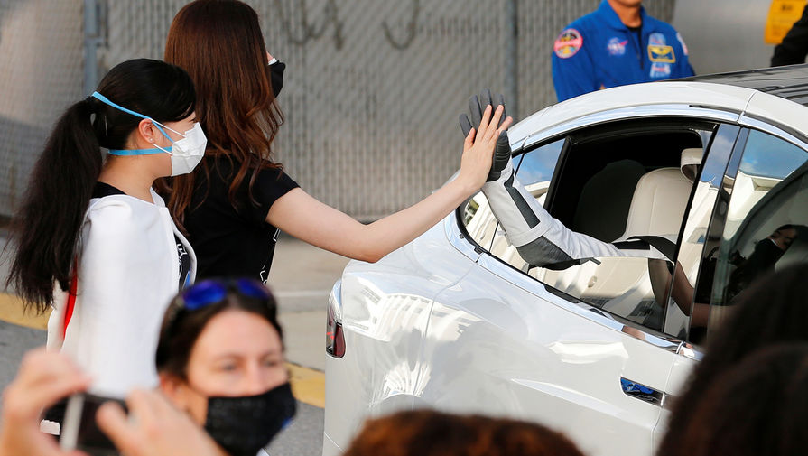 Перед&nbsp;запуском пилотируемого корабля Crew Dragon с&nbsp;мыса Канаверал, штат Флорида, США, 15 ноября 2020 года
