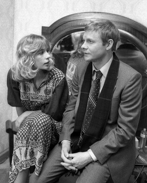 Актеры Вера Глаголева и Виталий Соломин на&nbsp;съемках фильма &laquo;Искренне ваш&raquo;, 1984&nbsp;год
