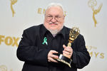 Писатель Джордж Р. Р. Мартин на церемонии Emmy Awards 2015