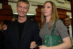 Глава Екатеринбурга Евгений Ройзман с дочерью Ниной на праздновании дня рождения радиостанции «Эхо Москвы», 2015 год