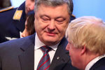 Петр Порошенко и глава МИД Великобритании Борис Джонсон