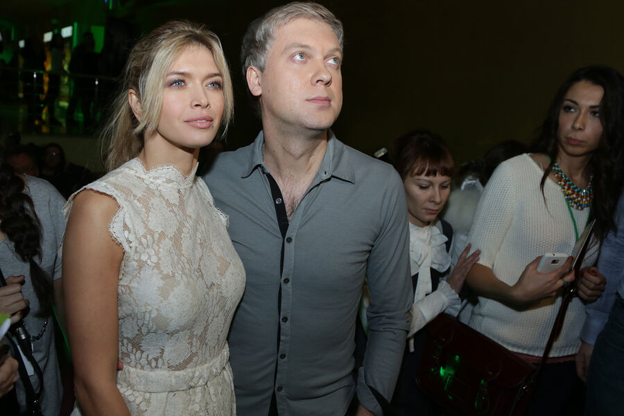Исполнители главных ролей Сергей Светлаков и Вера Брежнева на&nbsp;премьере фильма &laquo;Джунгли&raquo;, 2012&nbsp;год