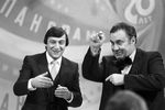 Геннадий Хазанов и Эльдар Рязанов в передаче «Кинопанорама»