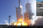 Во время запуска ракеты-носителя Falcon Heavy компании Илона Маска SpaceX с мыса Канаверал во Флориде, 6 февраля 2018 года