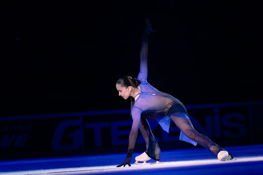 Камила Валиева на&nbsp;показательных выступлениях чемпионата России &mdash; 2022