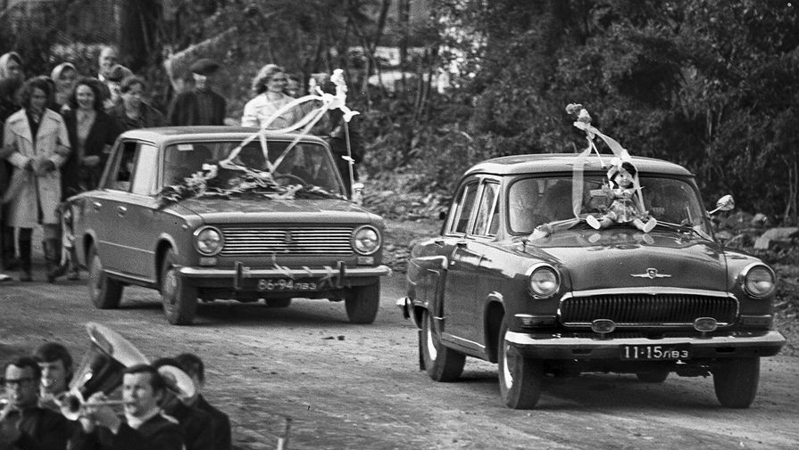Сельская свадьба в Львовской области, Украина, 1974 год
