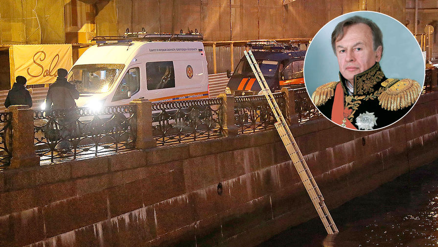 Вид на&nbsp;набережную реки Мойки возле дома преподавателя Санкт-Петербургского государственного университета (СПбГУ) Олега Соколова, подозреваемого в&nbsp;убийстве девушки, выпускницы СПбГУ