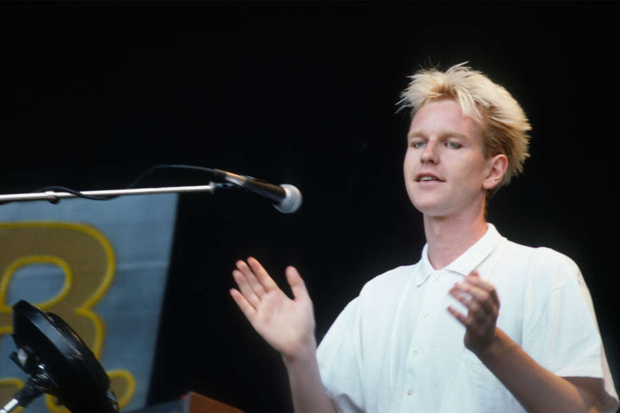 Энди Флетчер на&nbsp;Rock Werchter Festival в&nbsp;Бельгии, 1985&nbsp;год