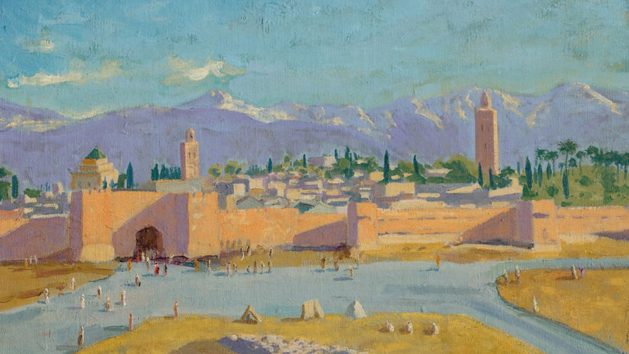 «Минарет мечети Аль-Кутубия», 1943&nbsp;год