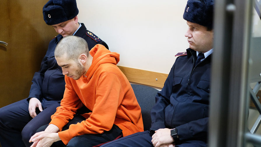 Рэпер Хаски (Дмитрий Кузнецов) во время рассмотрения административного дела в&nbsp;Первомайском районном суде Краснодара, 22 ноября 2018 года