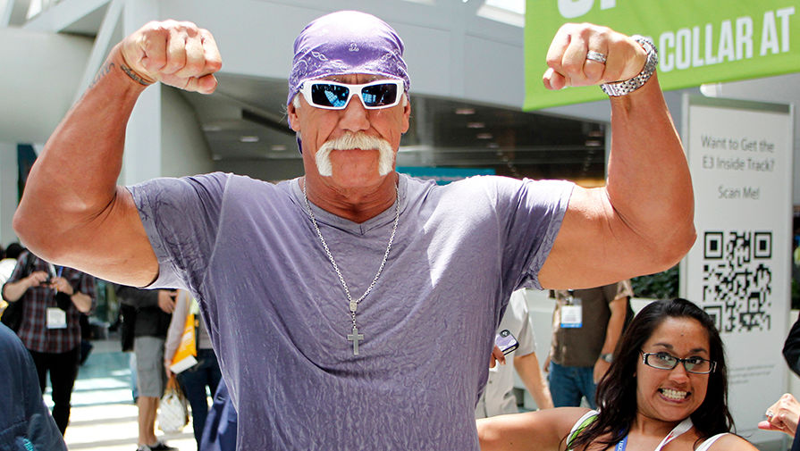 Халк Хоган на&nbsp;презентации видеоигры &laquo;Hulk Hogan's Main Event&raquo;, 7 июня 2011 года
