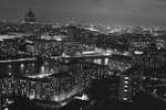 Вид с гостиницы «Украина» на вечернюю Москву, 1968 год