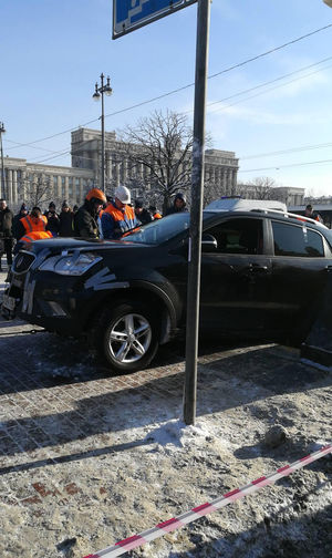 Ситуация у&nbsp;станции метро «Московская» в&nbsp;Санкт-Петербурге, 21 февраля 2018 года