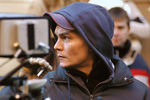 Режиссер Филипп Янковский на съемочной площадке фильма «Меченосец», 2005 год