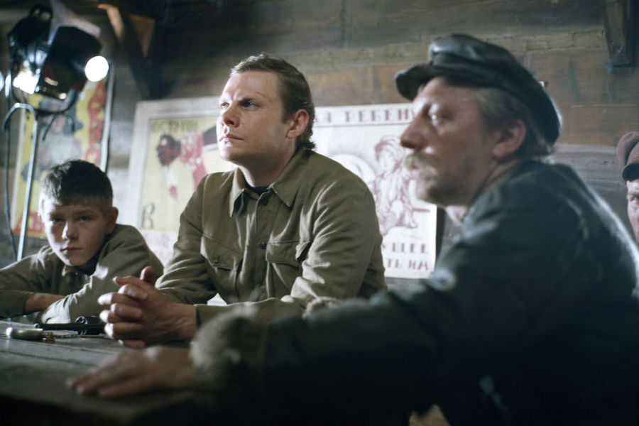 Виталий Соломин на&nbsp;съемках киноэпопеи &laquo;Сибириада&raquo;, 1978&nbsp;год