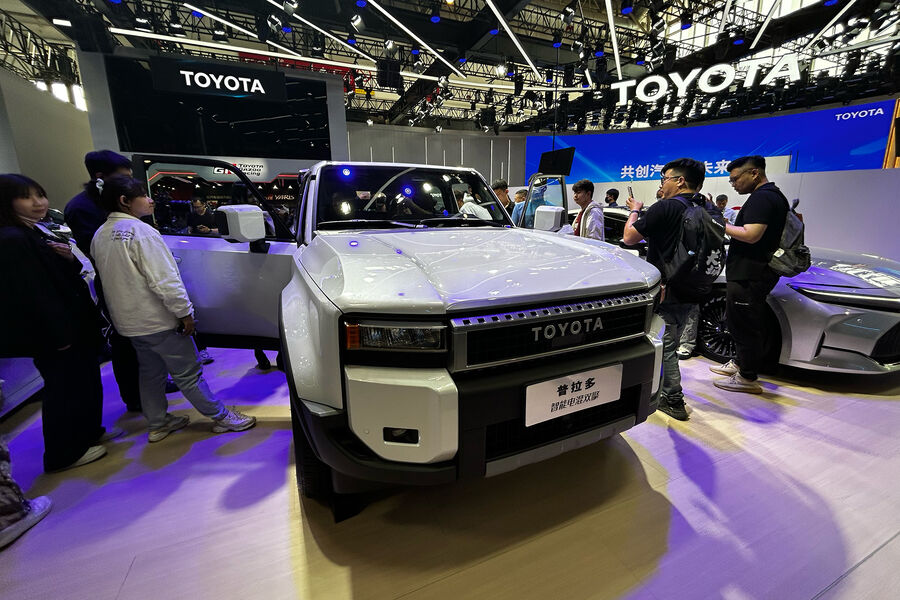 Стенд компании Toyota на&nbsp;международном автосалоне Auto China 2024&nbsp;в&nbsp;Пекине