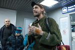 Гражданин России Константин Журавлев, захваченный боевиками в Сирии в 2013 году, в аэропорту Томска