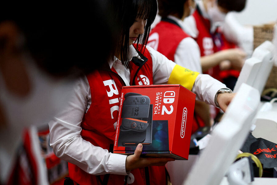 Во время старта продаж игровой консоли Nintendo Switch 2&nbsp;в&nbsp;Токио