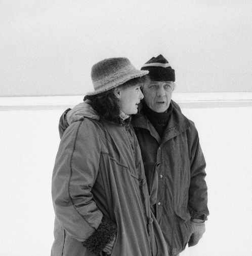 Композитор Раймонд Паулс с&nbsp;женой Светланой на&nbsp;прогулке в&nbsp;пригороде Риги, 1985&nbsp;год