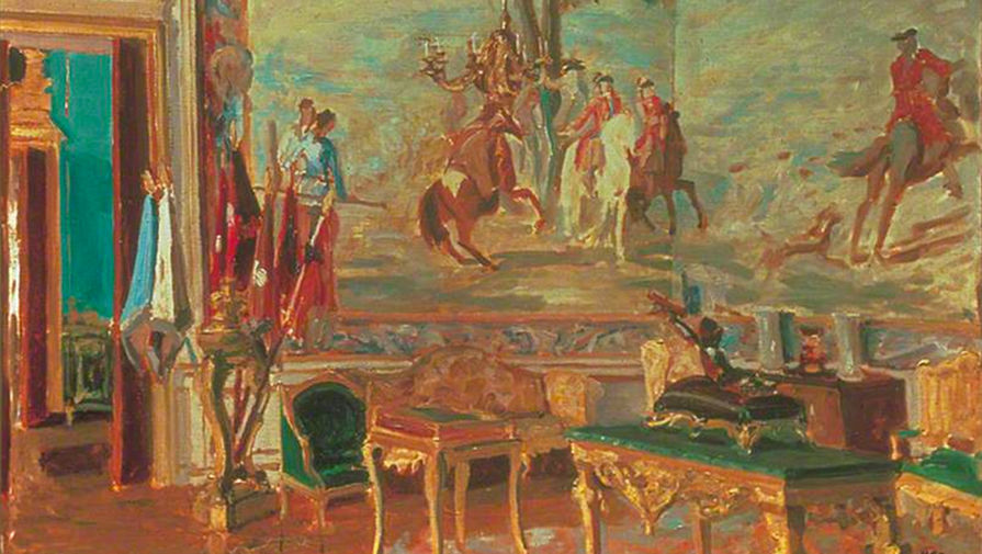 «Гобелены Мальборо во дворце Бленхейма», 1928&nbsp;год