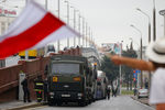 Во время акции протеста против результатов выборов в Белоруссии в Минске, 23 августа 2020 года