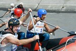 Сергей Лавров во время открытия чемпионата страны по гребному слалому на гребном канале у поселка Южный в Северной Осетии, 2007 год