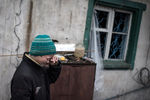 Последствия обстрела Первомайска
