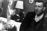 Дэвид Линч и Николас Кейдж на съемках фильма «Дикие сердцем» (1990)