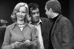 Эльдар Рязанов на съемках фильма «Ирония судьбы, или С легким паром», 1975 год