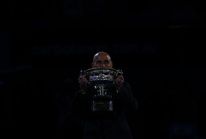 На&nbsp;церемонии открытия выступил четырехкратный победитель Australian Open американец Андре Агасси