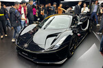 Электрический суперкар Lotus Evija на международном автосалоне Auto China 2024 в Пекине