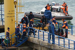 Во время поисково-спасательных работ после крушения самолета ТУ-154 Минобороны РФ