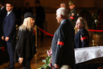 Певица Алла Пугачева на церемонии прощания с первым президентом СССР Михаилом Горбачевым в Колонном зале Дома союзов, 3 сентября 2022 года