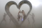 Ежегодный фестиваль Burning Man в пустыне Блэк-Рок