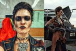 Лорина Камбурова на съемках фильма «Смертельная гонка 4» (2018) 