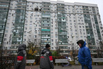 Жилой дом, поврежденный в результате атаки БПЛА в Красногорске, 24 октября 2025 года 