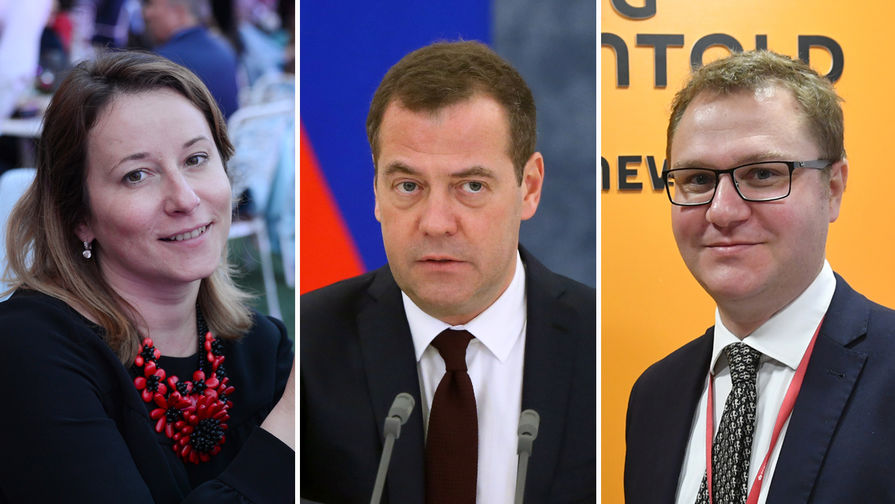Наталья Тимакова, Дмитрий Медведев и Олег Осипов, коллаж &laquo;Газеты.Ru&raquo;