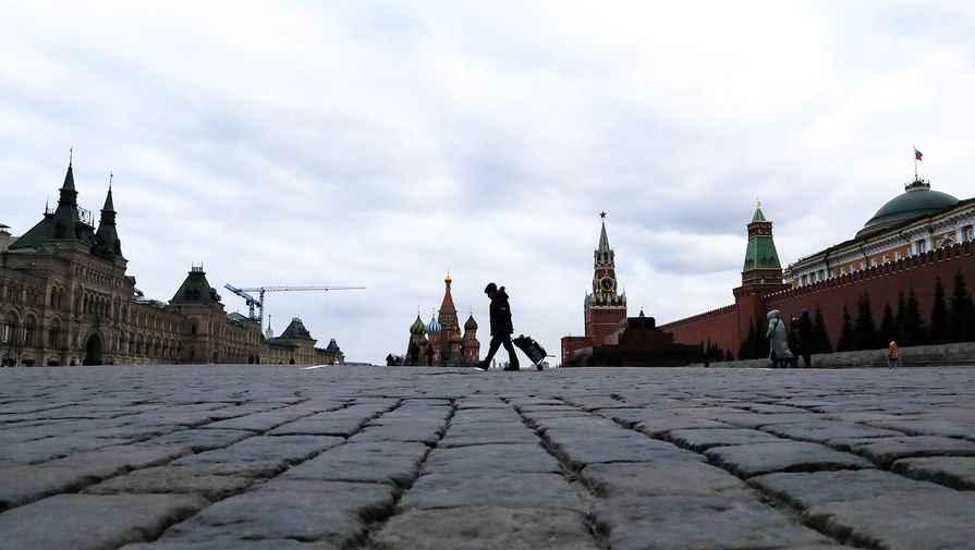 Красная площадь в&nbsp;Москве, Россия, 21 марта 2020 года