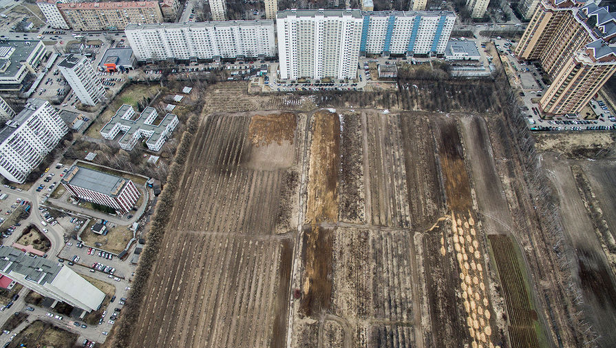 Вид на&nbsp;опытные и селекционные поля Мичуринского сада Российского аграрного университета им. К.А. Тимирязева