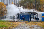 Ликвидация открытого горения на&nbsp;газовой подстанции на&nbsp;ул. Грина в&nbsp;Москве, 15&nbsp;октября 2021&nbsp;года 