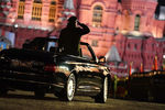 Кабриолет Aurus Senat на&nbsp;репетиции военного парада на&nbsp;Красной площади в&nbsp;Москве, посвященного 74-й годовщине Победы в&nbsp;Великой Отечественной войне, 29 апреля 2019 года