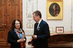 Посол Французской республики в России Сильви Берманн и Александр Мамут